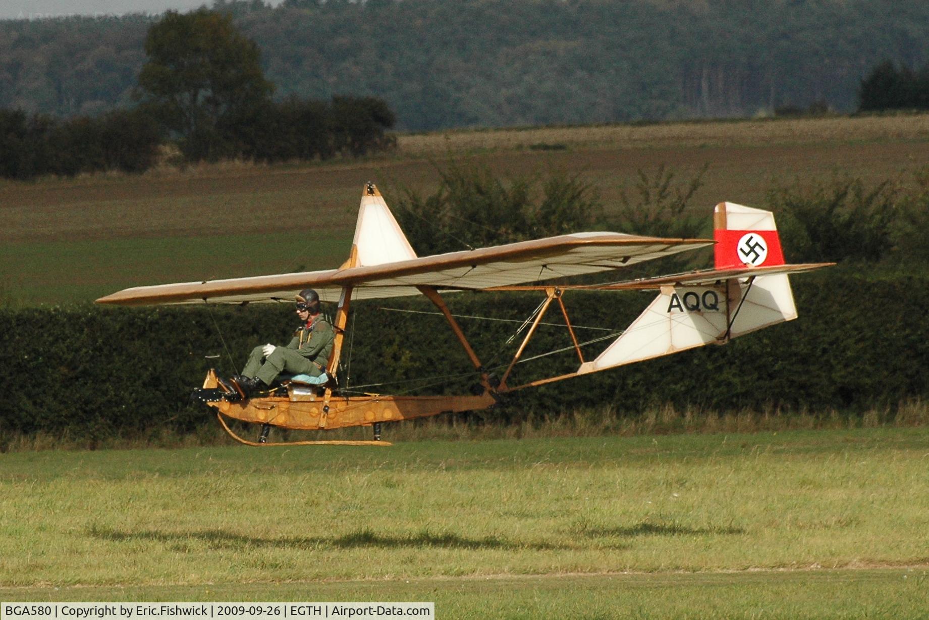 BGA580, 1936 Schneider S.G.38 C/N Not found BGA580, 1. BGA580 at Shuttleworth Evening Air Display Sep 2009