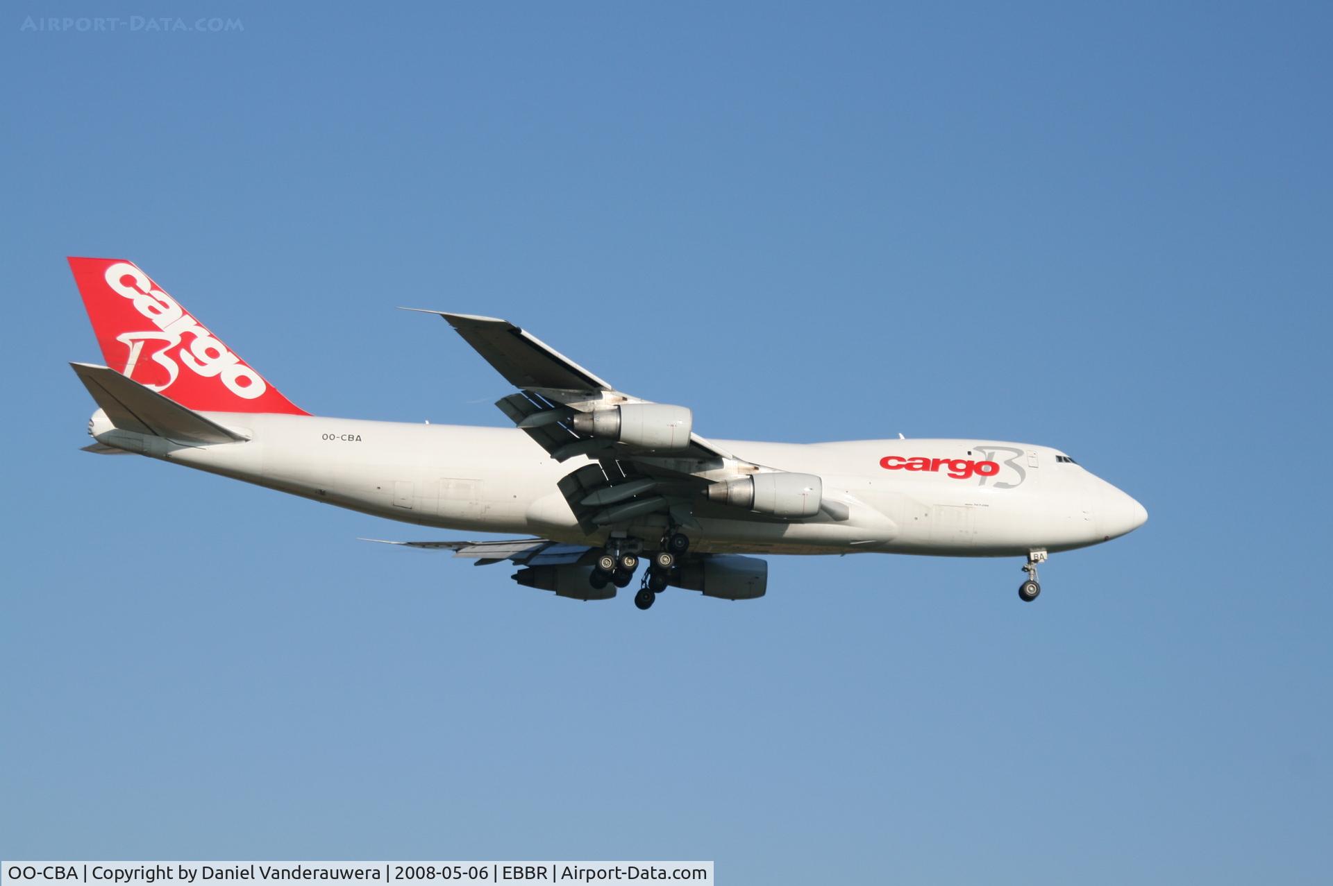 OO-CBA, 1988 Boeing 747-228F/SCD C/N 24158, flight BB1702 is descending to rwy 02