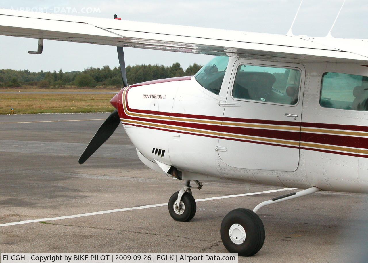EI-CGH, Cessna 210N Centurion C/N 21063524, PARKED UP NEAR THE FENCE