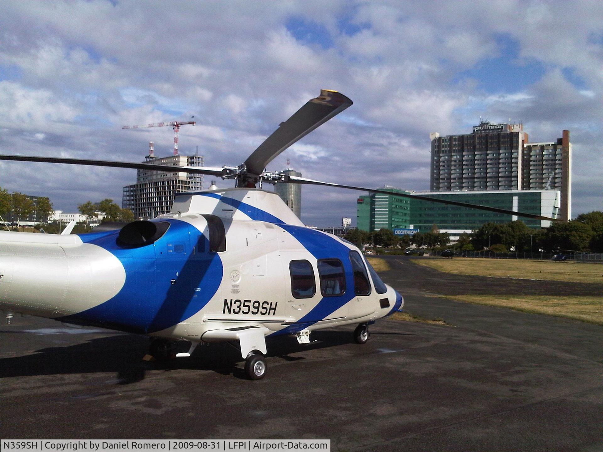 N359SH, 2009 Agusta A-109S Grand C/N 22133, Paris Heliport