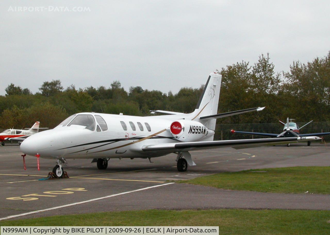 N999AM, 1974 Cessna 500 Citation Sierra Eagle C/N 500-0232, PARKED IN SLOT ONE