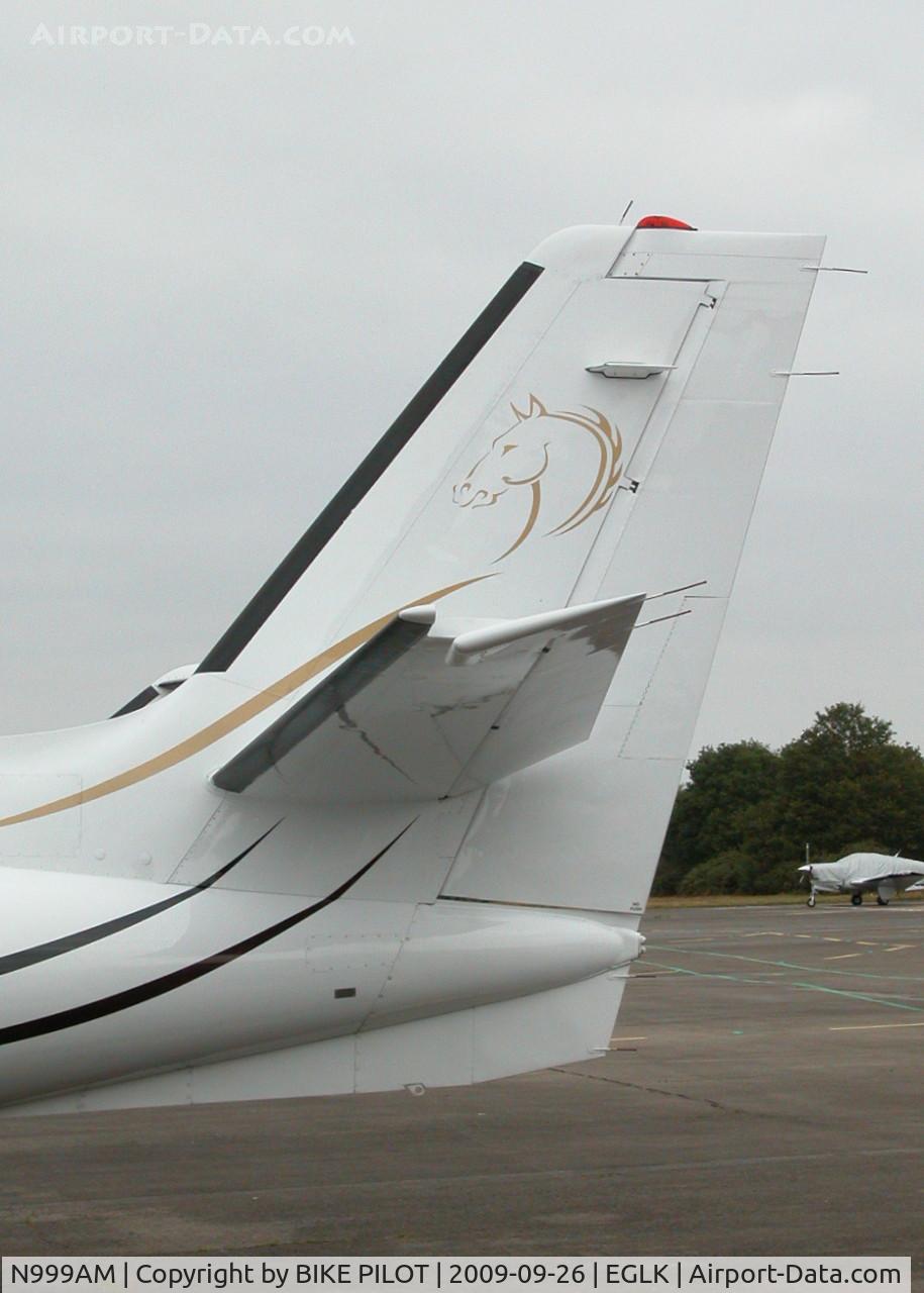 N999AM, 1974 Cessna 500 Citation Sierra Eagle C/N 500-0232, STALLION LOGO
