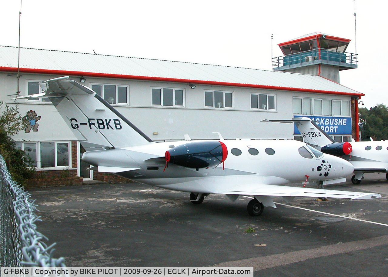 G-FBKB, 2008 Cessna 510 Citation Mustang Citation Mustang C/N 510-0126, PARKED IN FRONT OF THE TERMINAL