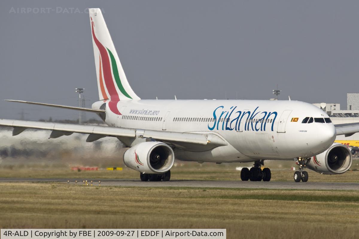 4R-ALD, 1999 Airbus A330-243 C/N 313, departing EDDF