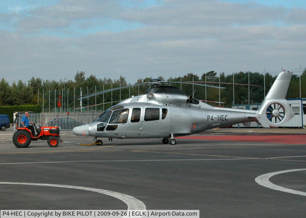 P4-HEC, Eurocopter EC-155B C/N 6600, ECHO CHARLIE IN THE PREMIAIR COMPOUND