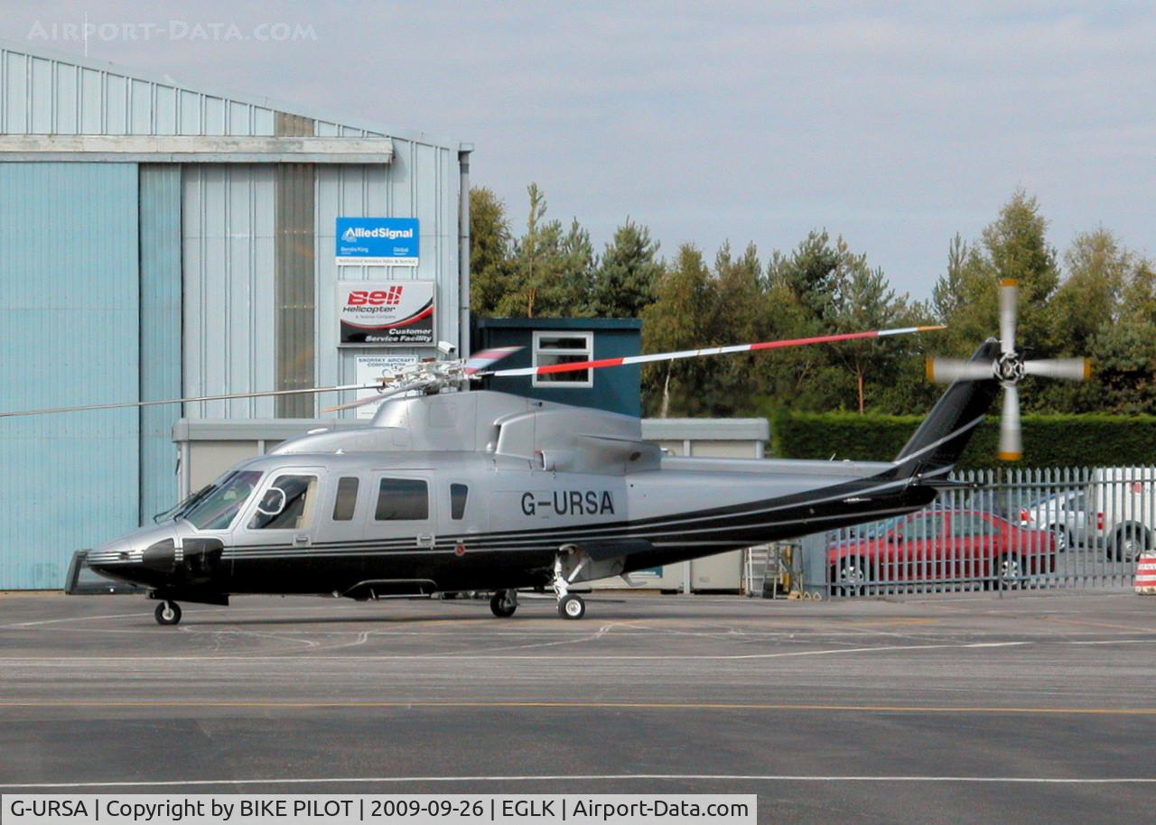 G-URSA, 2007 Sikorsky S-76C C/N 760699, ABOUT TO TAXY TO THE RUNWAY, PREV. REG. G-URSS