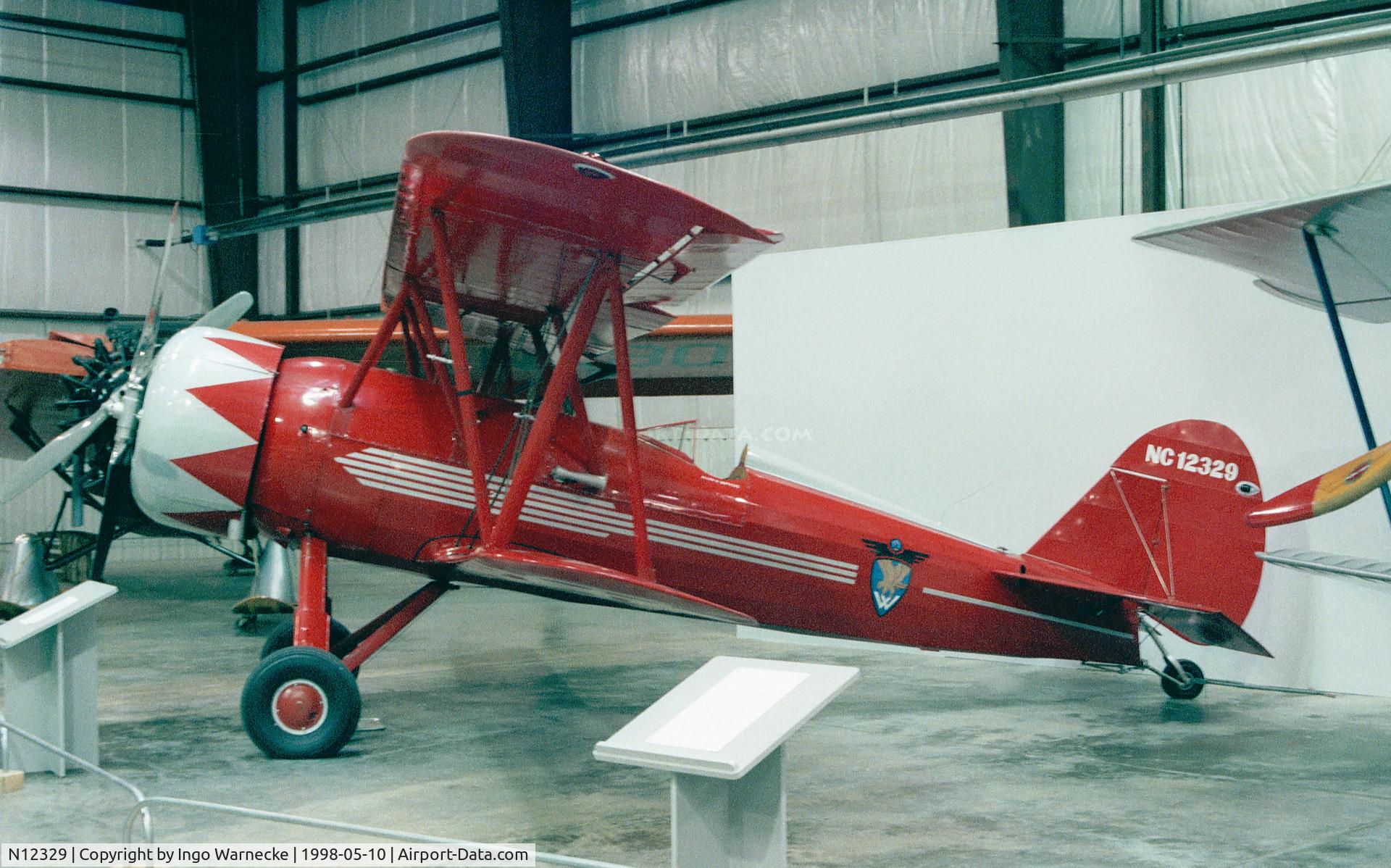 N12329, Curtiss-Wright Travel Air A-14-D C/N 2009, Curtiss-Wright Speedwing A-14D at the Virginia Aviation Museum, Sandston VA