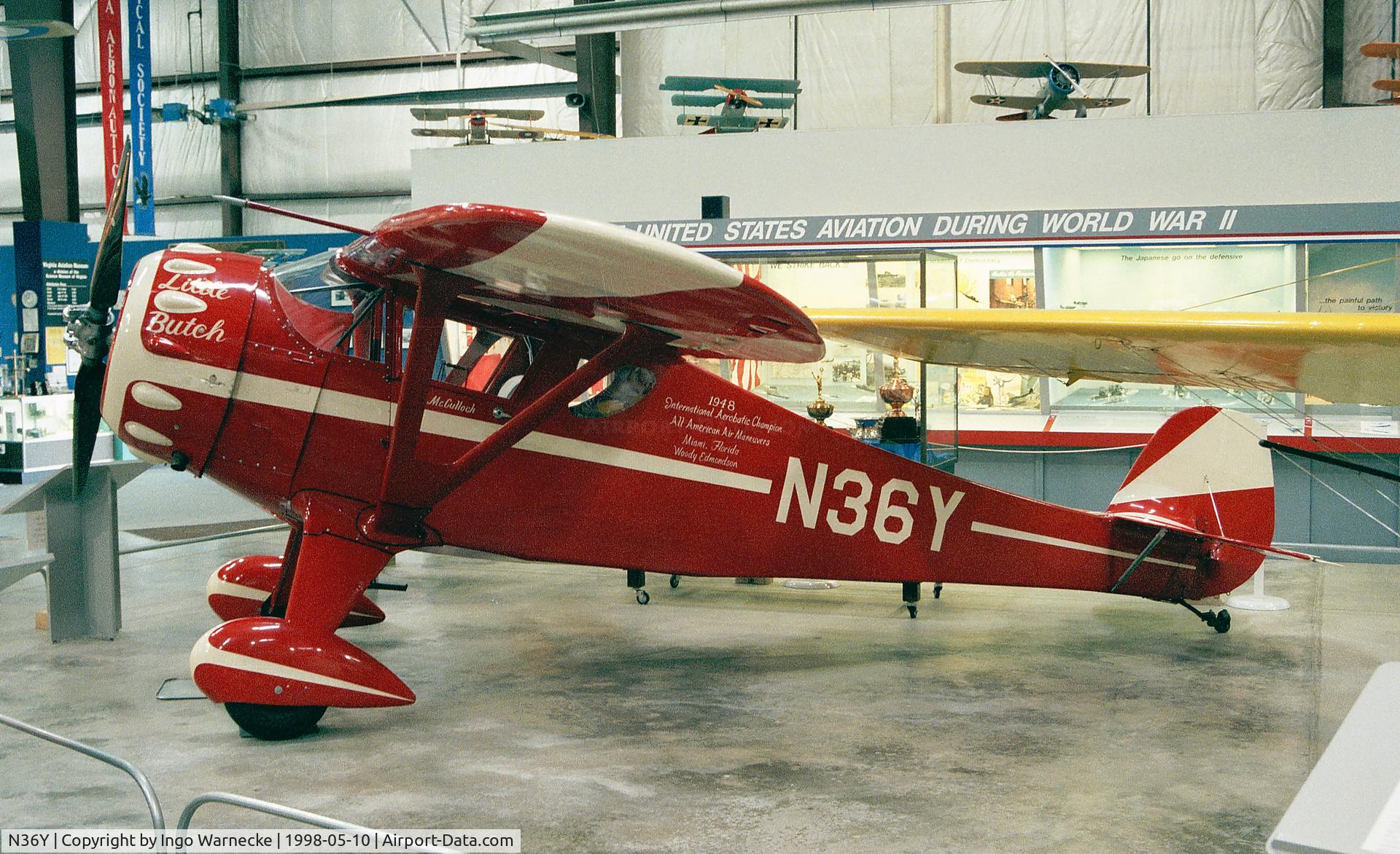 N36Y, 1941 Monocoupe 110 Special C/N 7W96, Monocoupe 110 Special 