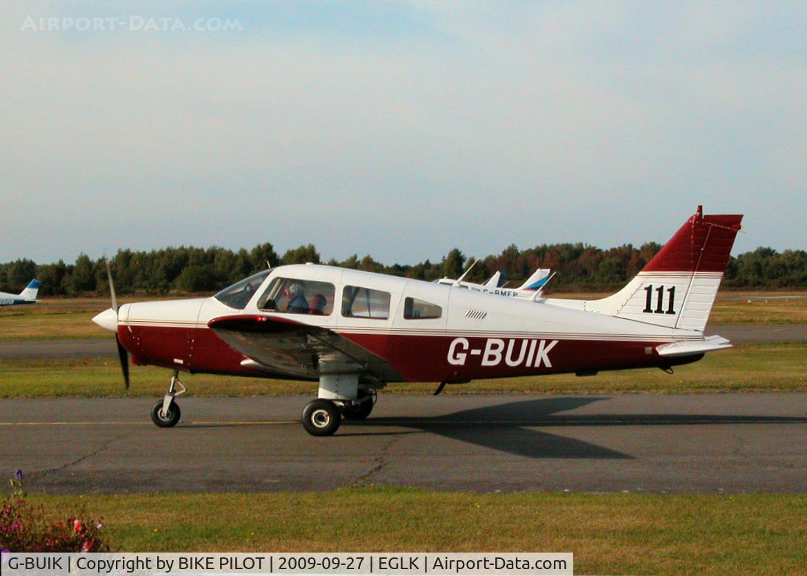 G-BUIK, 1979 Piper PA-28-161 Cherokee Warrior II C/N 28-7916469, CHEROKEE WARRIOR II WITH RACE NUMBER, PREV. REG. N2845P