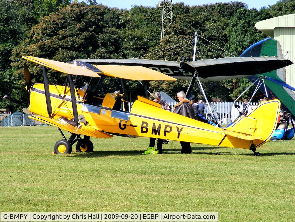 G-BMPY, 1941 De Havilland DH-82A Tiger Moth II C/N 82619, Previous ID: ZS-CNR