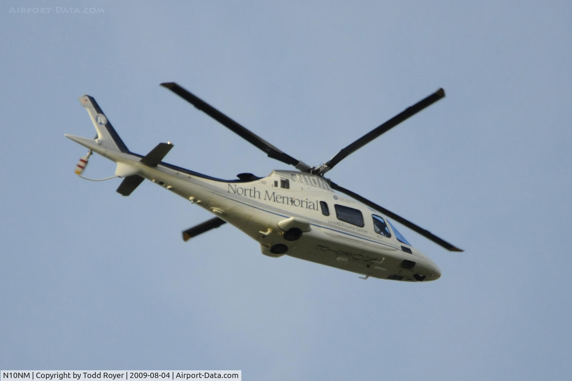N10NM, Agusta A-109E C/N 11054, Over St Cloud Minnesota