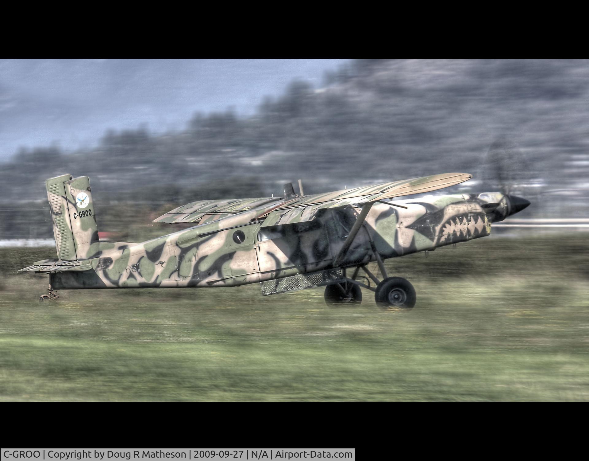 C-GROO, 1967 Pilatus PC-6/B1-H2 Turbo Porter C/N 662, Pseudo HDR during take off