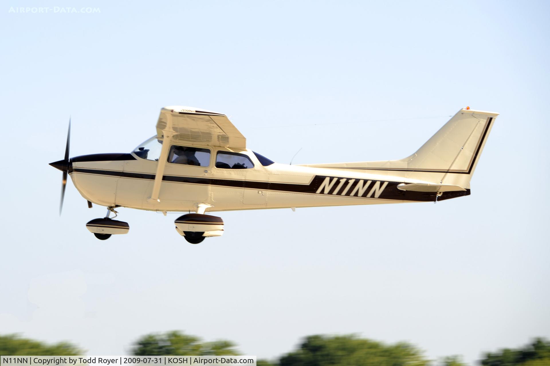 N11NN, 1974 Cessna 172M C/N 17263954, Departing OSH on 27