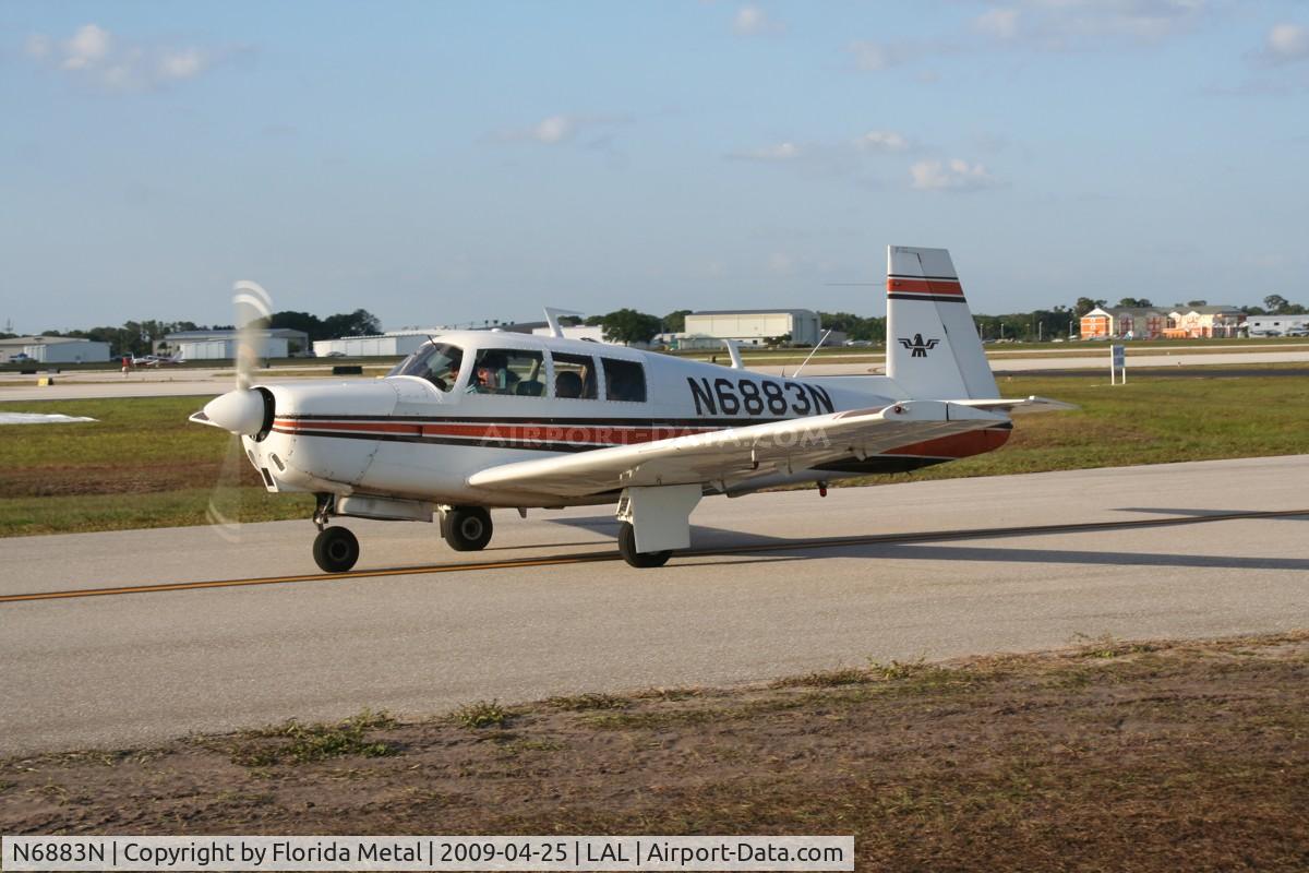 N6883N, 1968 Mooney M-20G Statesman C/N 680128, Mooney M20G