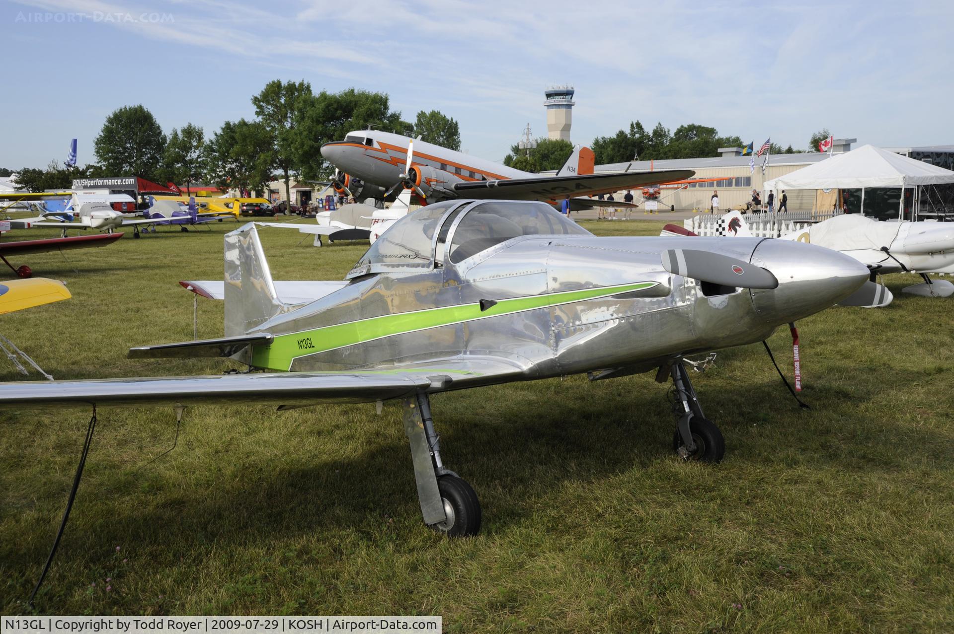 N13GL, 1984 Bushby Mustang II C/N 147, Oshkosh EAA Fly-in 2009