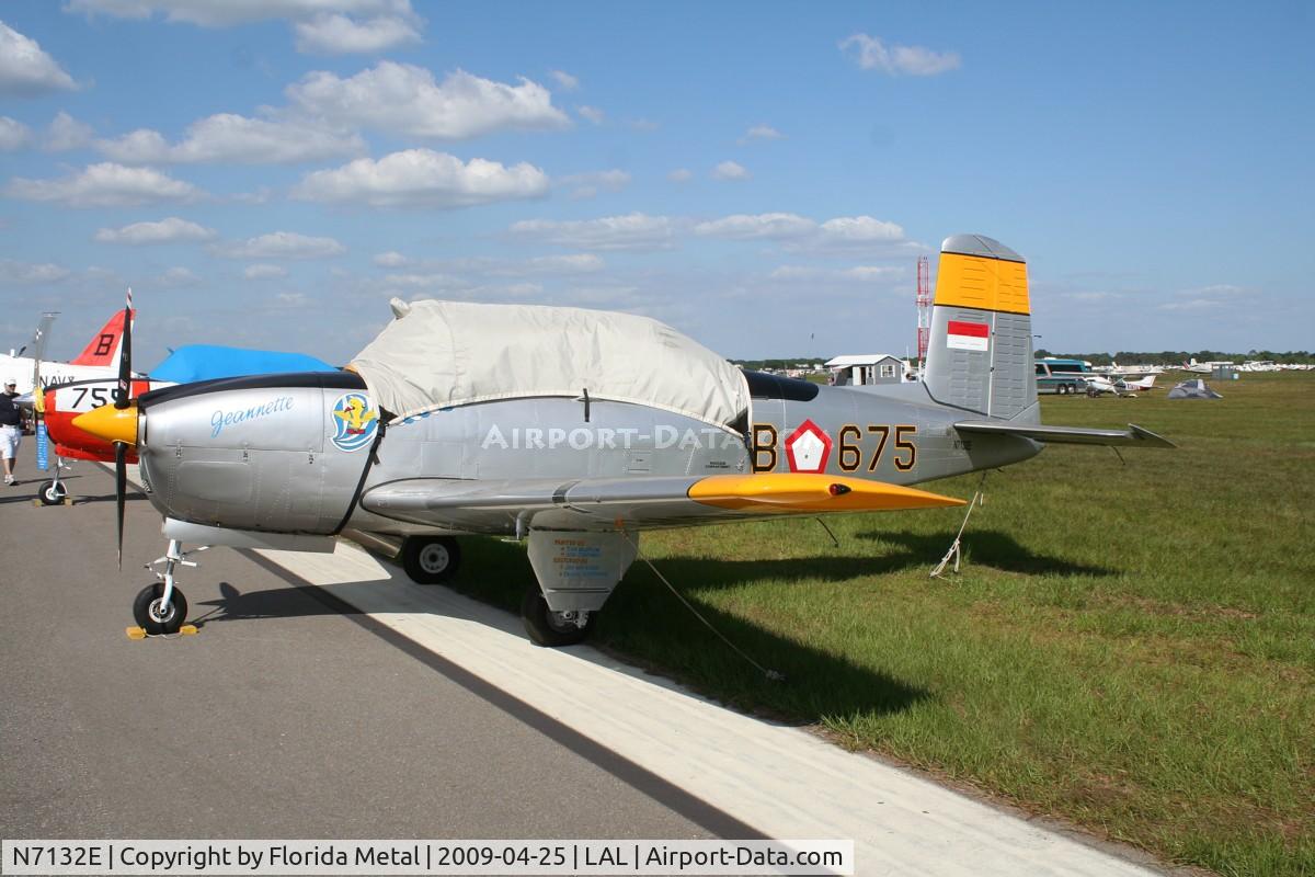 N7132E, 1955 Beech T-34A Mentor Mentor C/N G-761, T-34