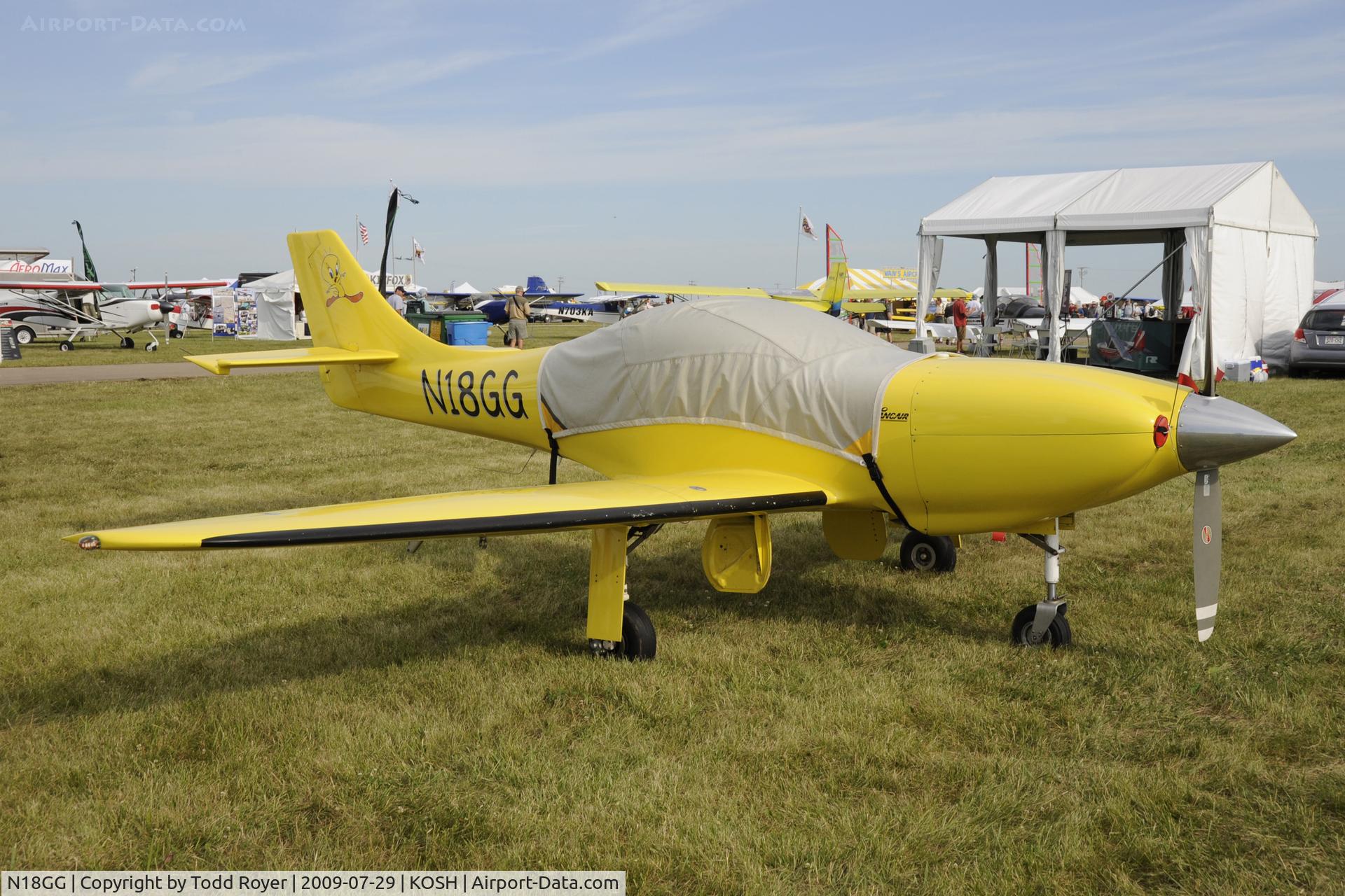 N18GG, 2002 Lancair Legacy C/N 134, Oshkosh EAA Fly-in 2009