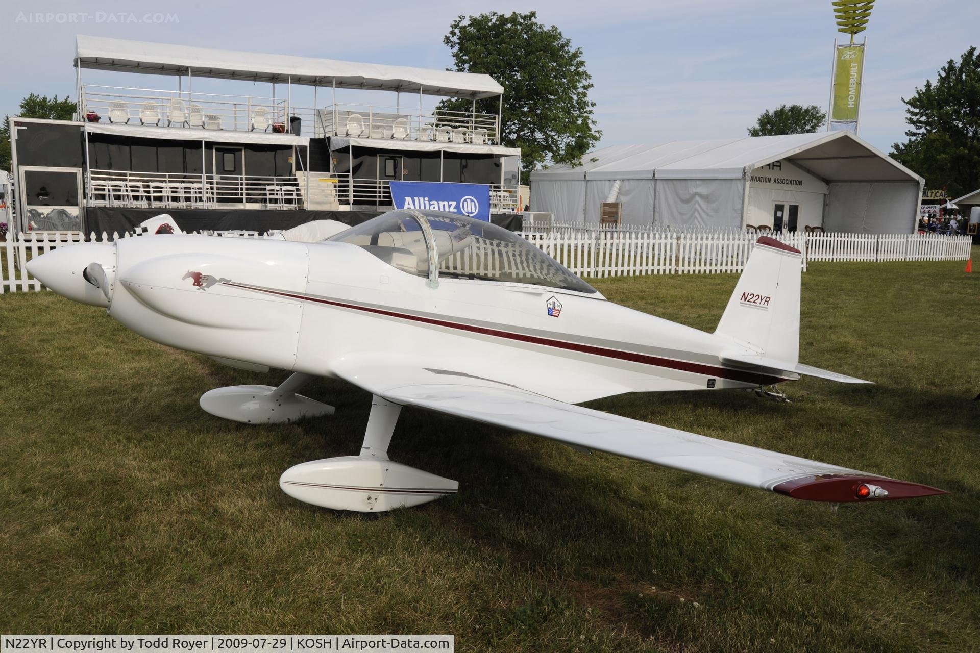 N22YR, 1998 Bushby Mustang II C/N 72A, Oshkosh EAA Fly-in 2009