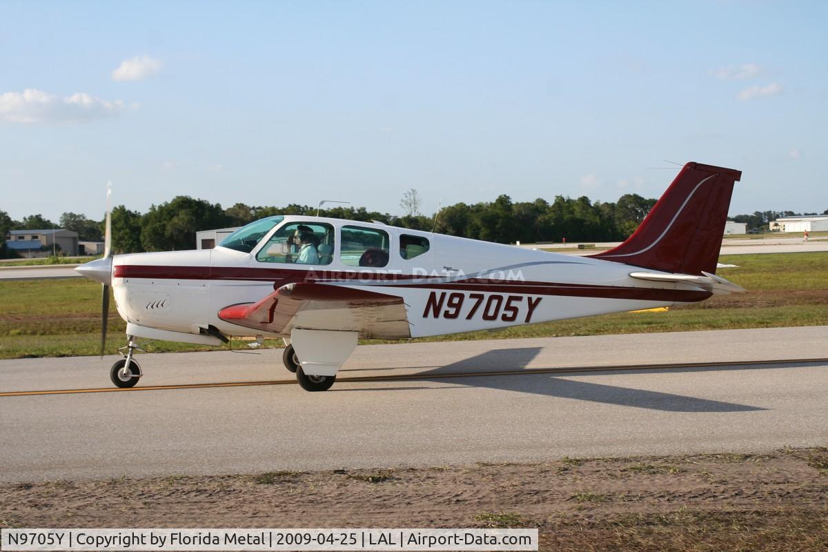 N9705Y, 1963 Beech 35-B33 Debonair C/N CD-598, Beech 36