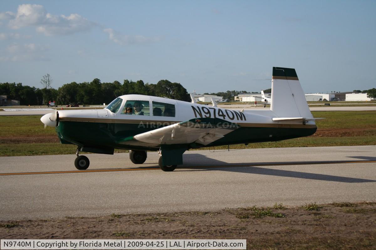 N9740M, 1967 Mooney M20C Ranger C/N 670034, Mooney M20C