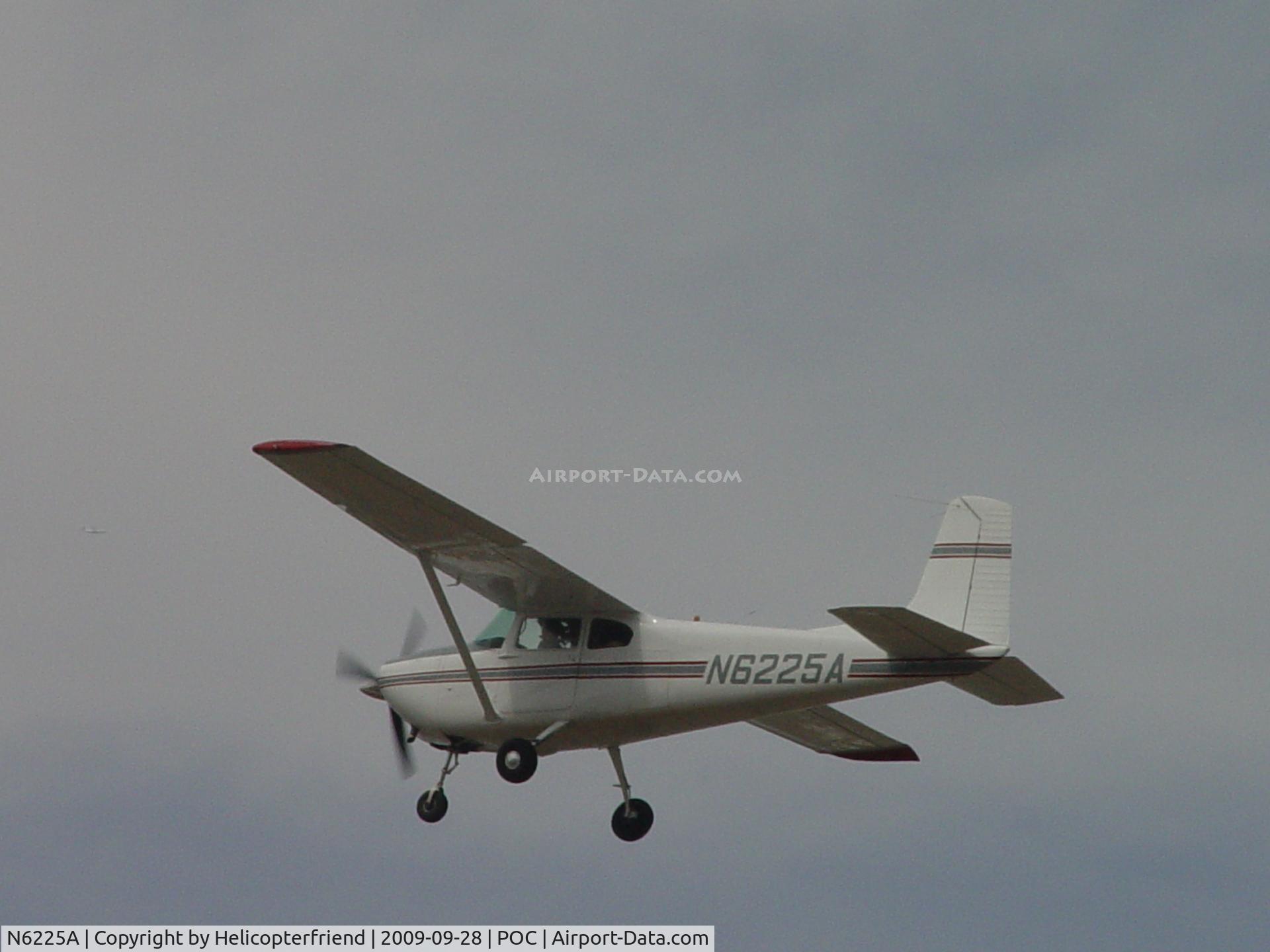 N6225A, 1956 Cessna 182 Skylane C/N 33025, Airborne and westbound from Brackett