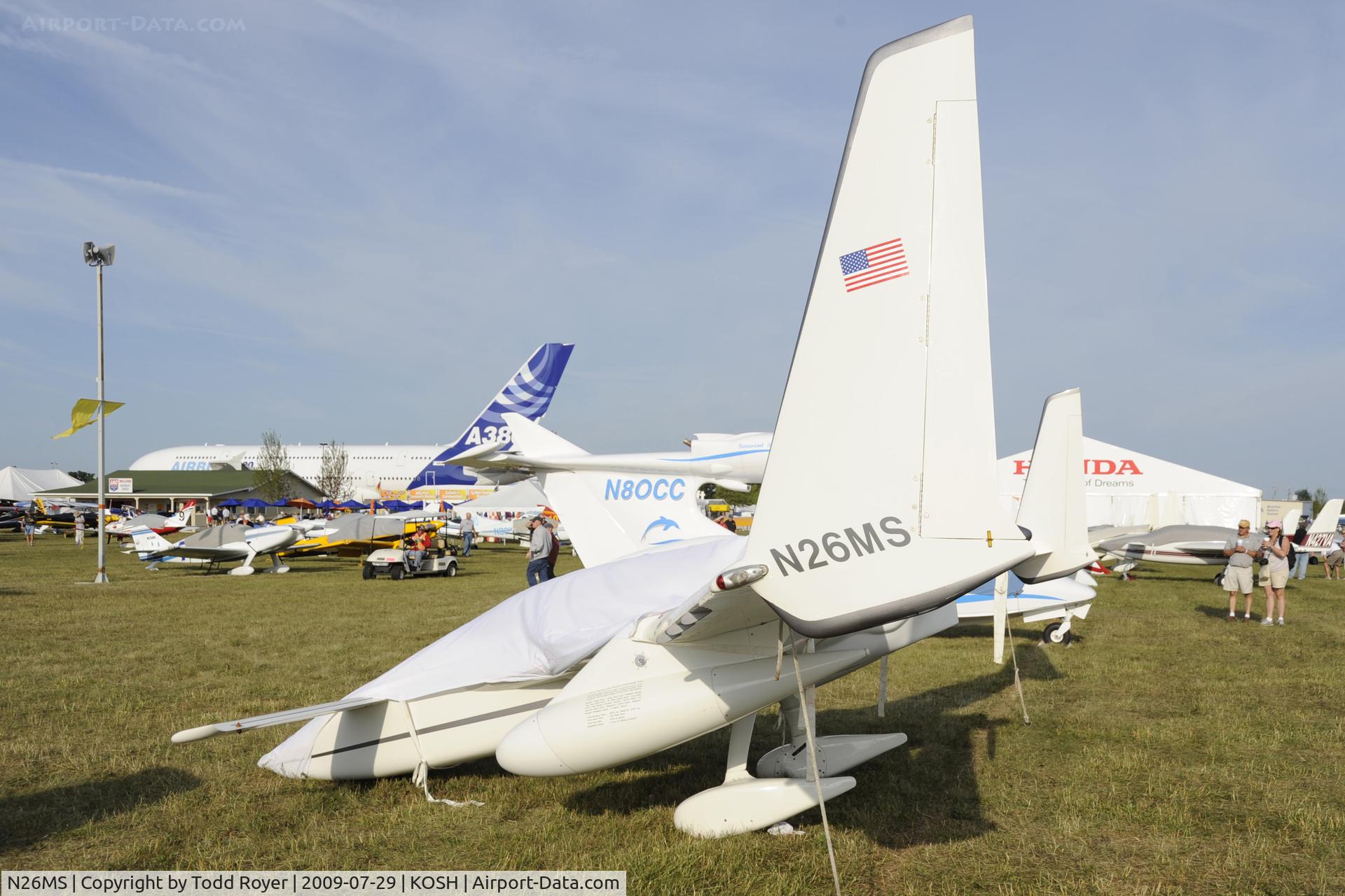 N26MS, 1980 Rutan Long-EZ C/N 115, Oshkosh EAA Fly-in 2009