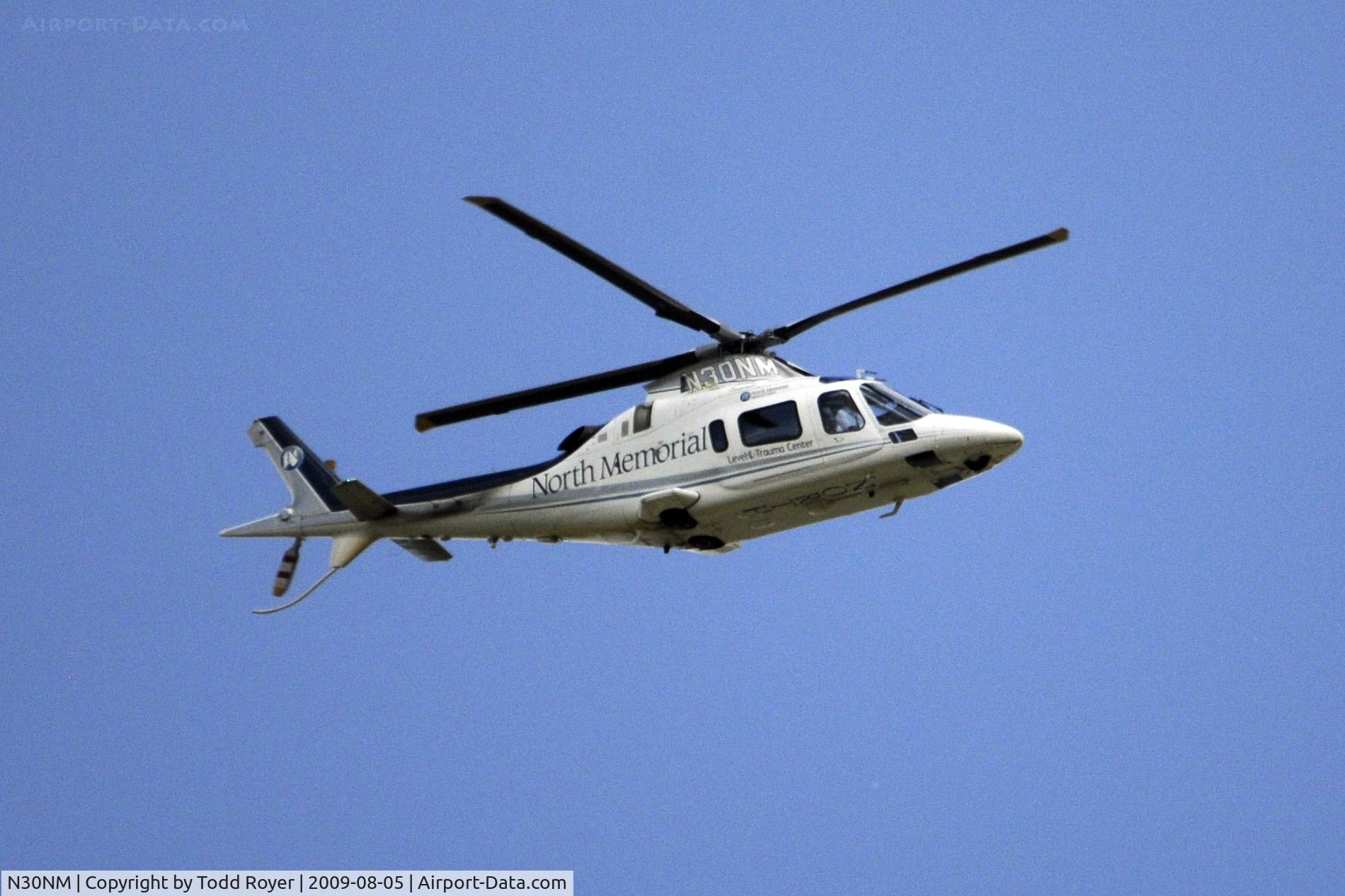N30NM, Agusta A-109E Power C/N 11065, Over St Cloud Minnesota
