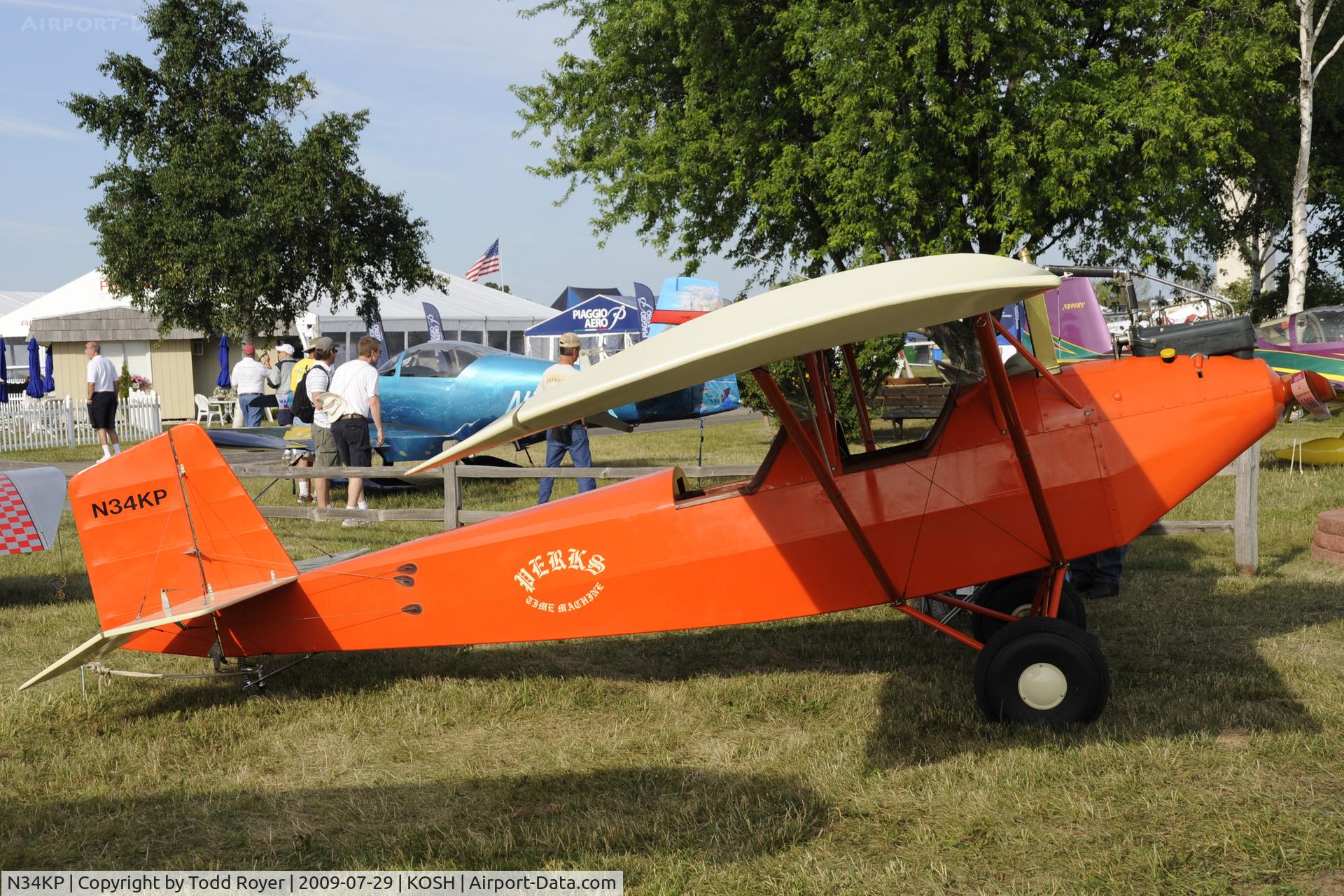 N34KP, 2000 Pietenpol Air Camper C/N 6, Oshkosh EAA Fly-in 2009