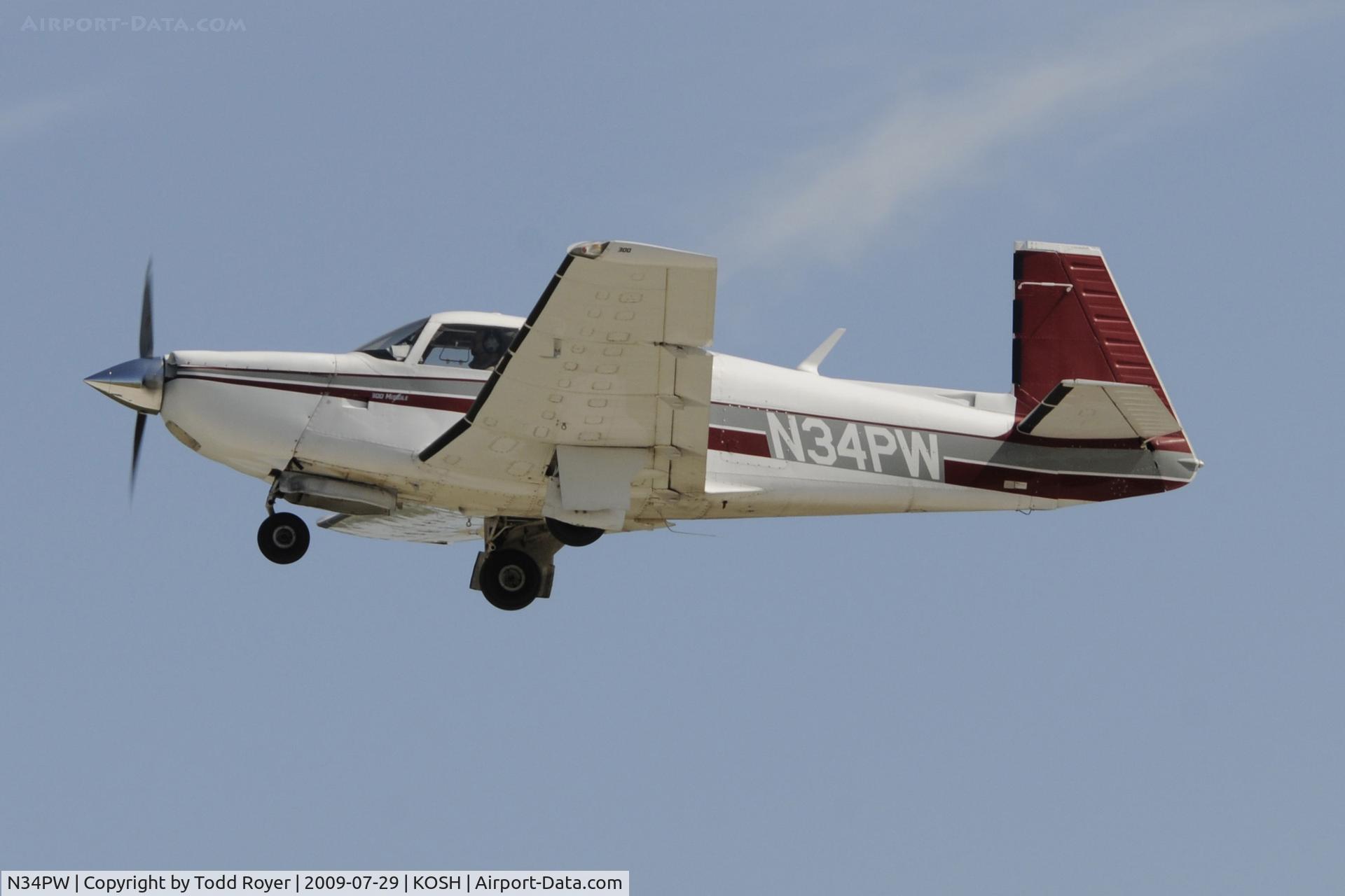 N34PW, 1981 Mooney M20J 201 C/N 24-1203, Oshkosh EAA Fly-in 2009