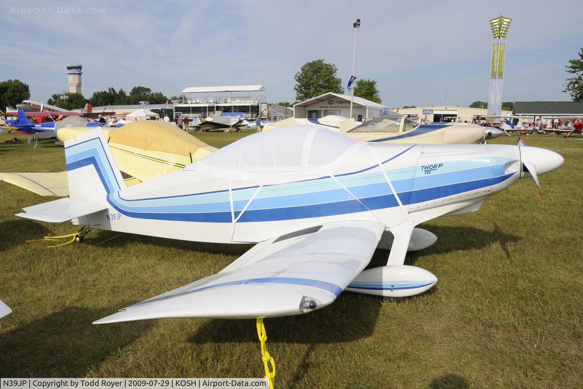 N39JP, 1978 Thorp T-18 Tiger C/N 217, Oshkosh EAA Fly-in 2009