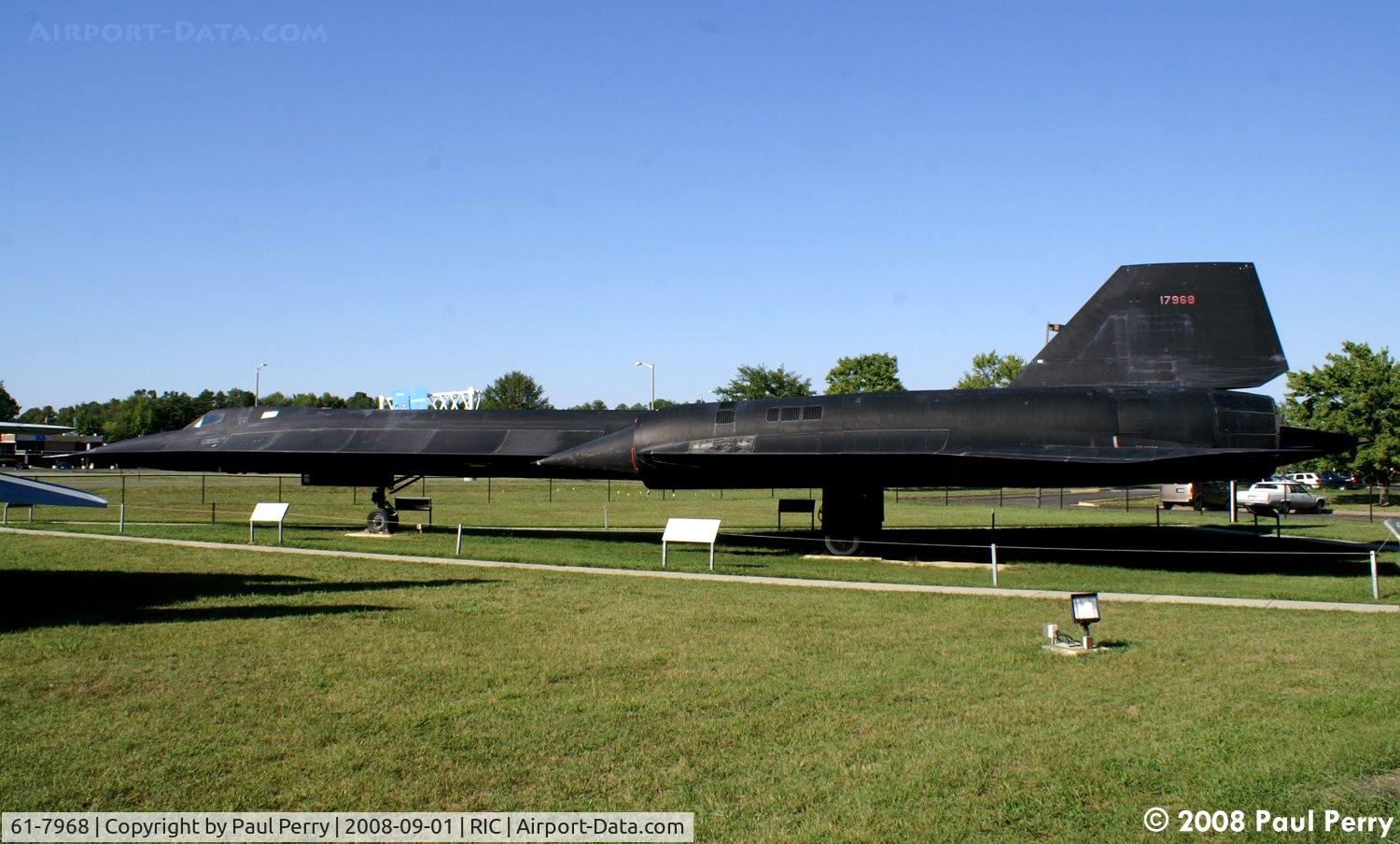 61-7968, 1966 Lockheed SR-71A Blackbird C/N 2019, The Blackbird, long and lean.