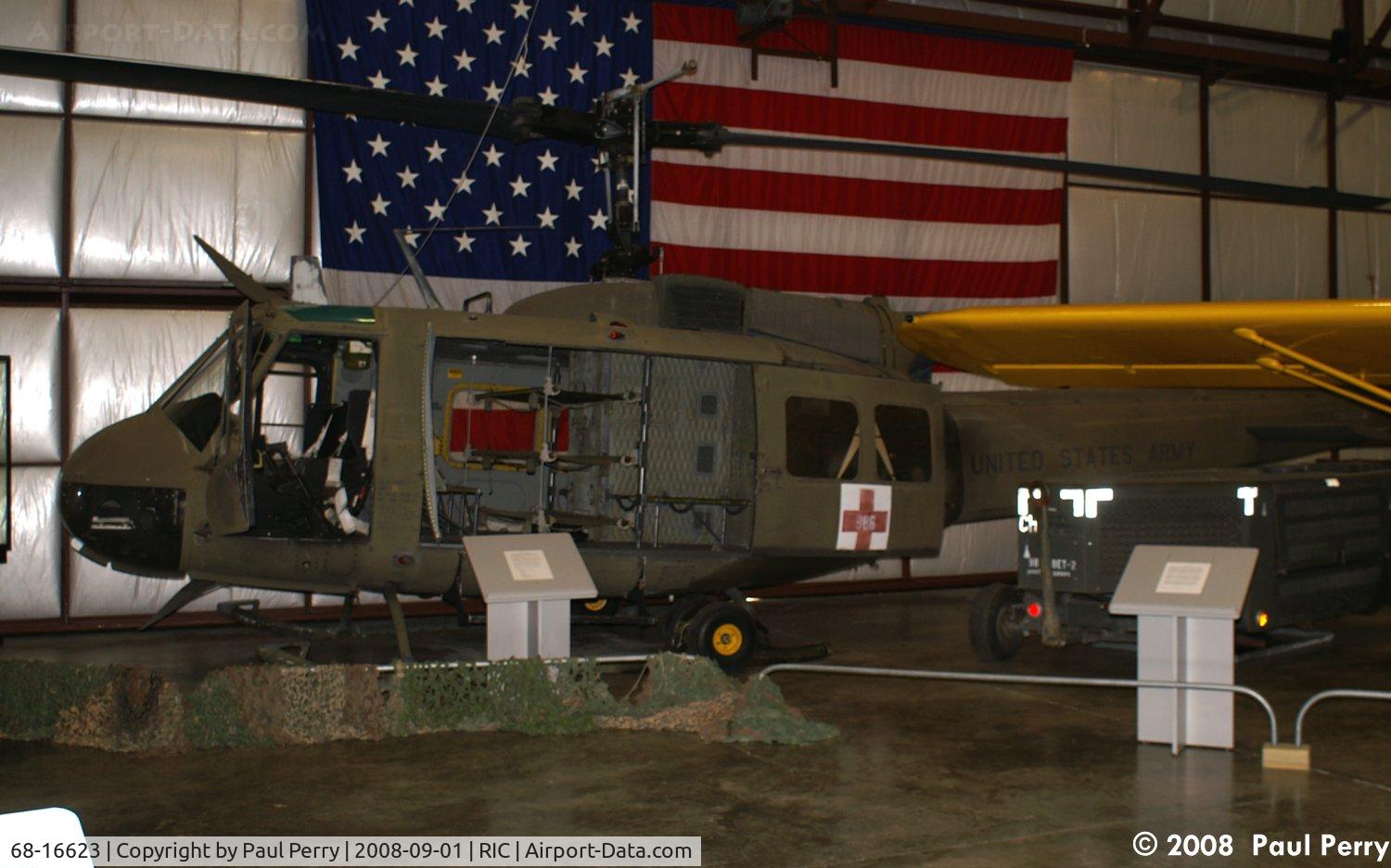 68-16623, 1968 Bell UH-1V Iroquois C/N 11282, Ever a pleasure to find a Slick hiding somewhere