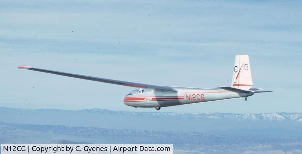 N12CG, 1970 Let L-13 Blanik C/N 174525, In California