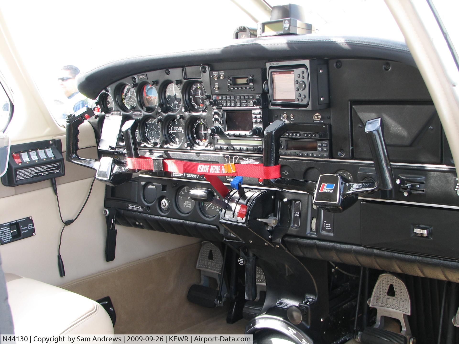 N44130, 1974 Piper PA-32-260 Cherokee Six C/N 32-7400047, The panel.  Wish I had taken a view front to back.