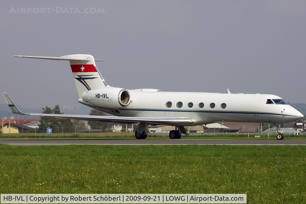HB-IVL, Gulfstream Aerospace 5 C/N 513, Flight to GRZ/LOWG