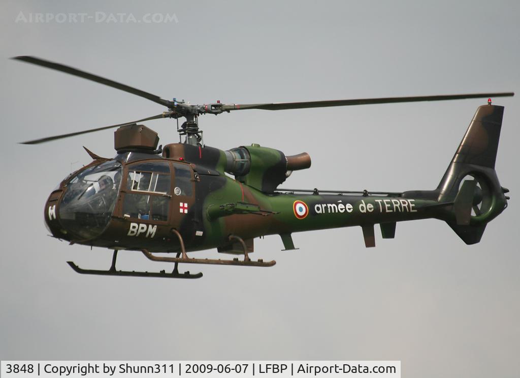 3848, Aérospatiale SA-342M Gazelle C/N 1848, Used as a demo during PUF Airshow 2009