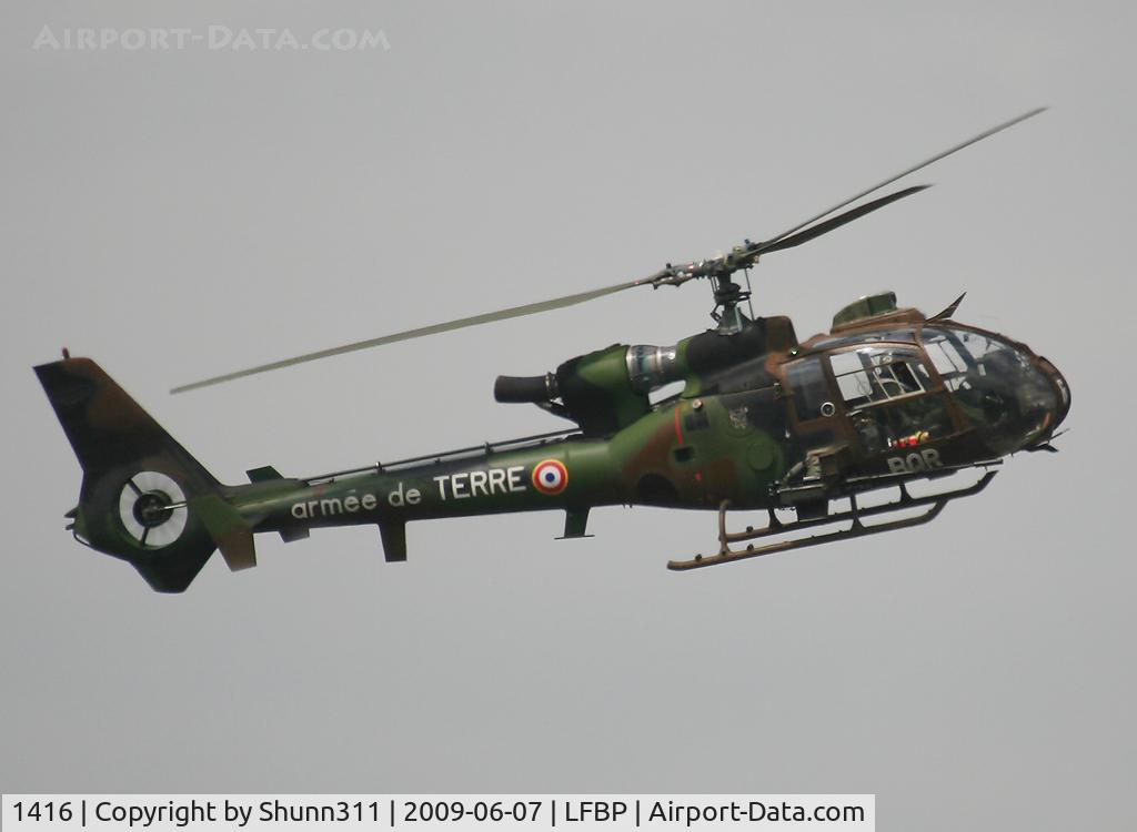 1416, Aérospatiale SA-341F Gazelle C/N 1416, Used as a demo during PUF Airshow 2009