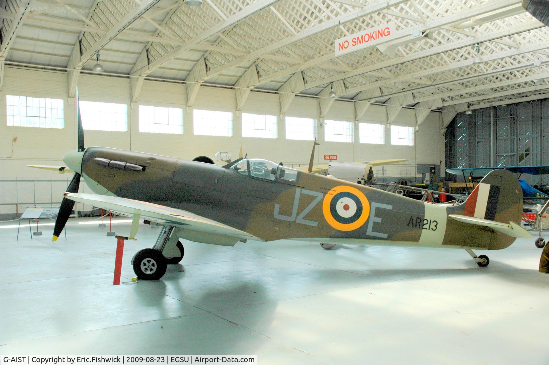 G-AIST, 1941 Supermarine 300 Spitfire Mk1A C/N WASP/20/2, 1. G-AIST at The Imperial War Museum, Duxford