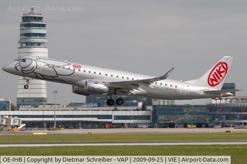 OE-IHB, 2009 Embraer 190LR (ERJ-190-100LR) C/N 19000294, Niki Embraer 190
