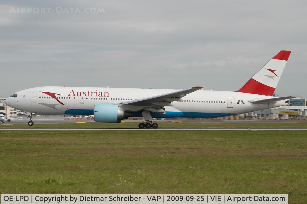 OE-LPD, 2006 Boeing 777-2Z9/ER C/N 35960, Austrian Airlines Boeing 777-200