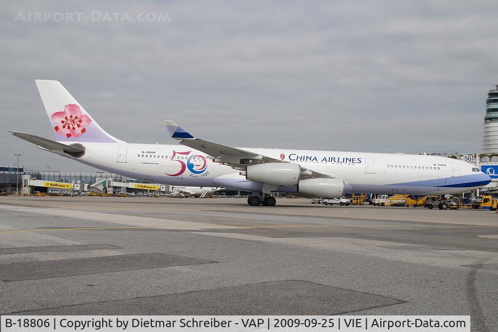 B-18806, 2001 Airbus A340-313 C/N 433, China Airlines Airbus 340-300