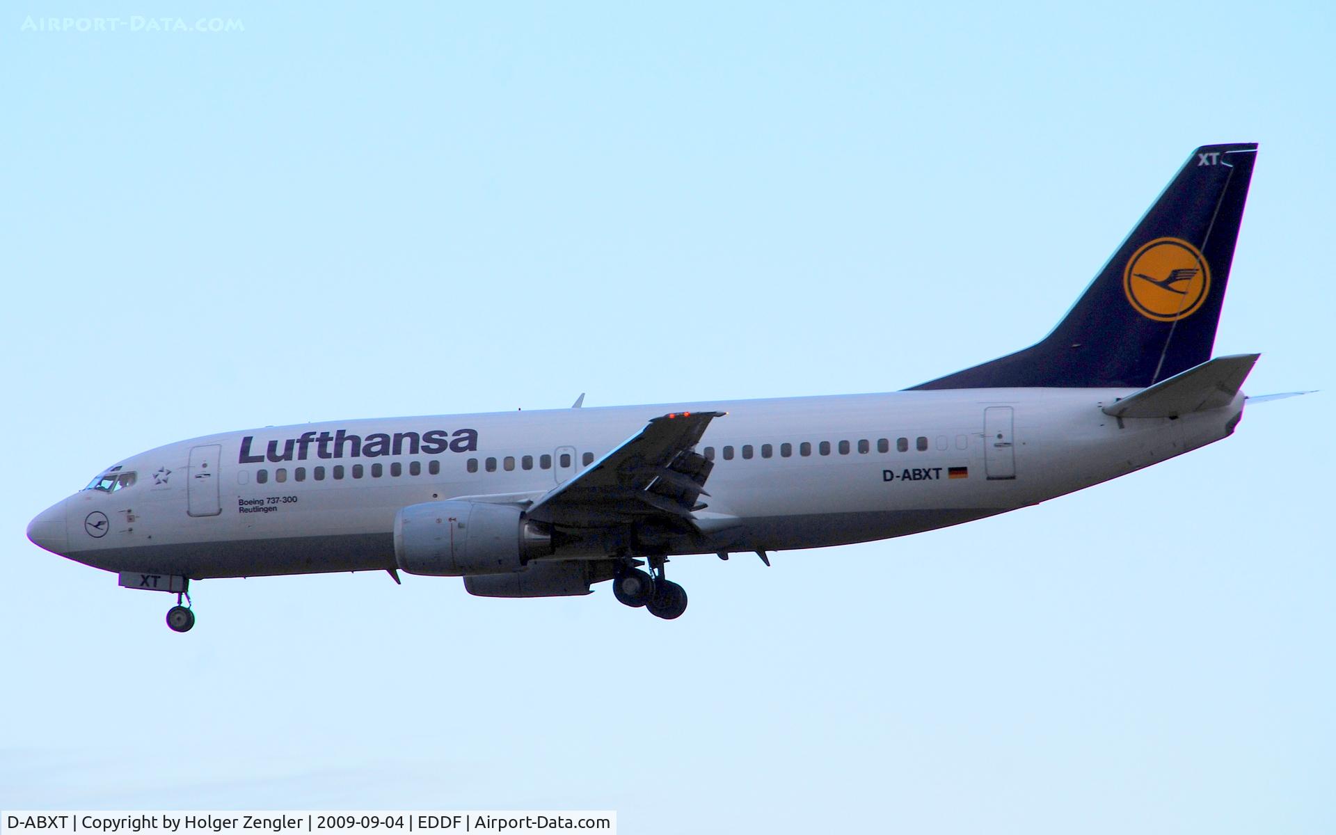 D-ABXT, 1989 Boeing 737-330 C/N 24281, The northern shuttle from Hamburg