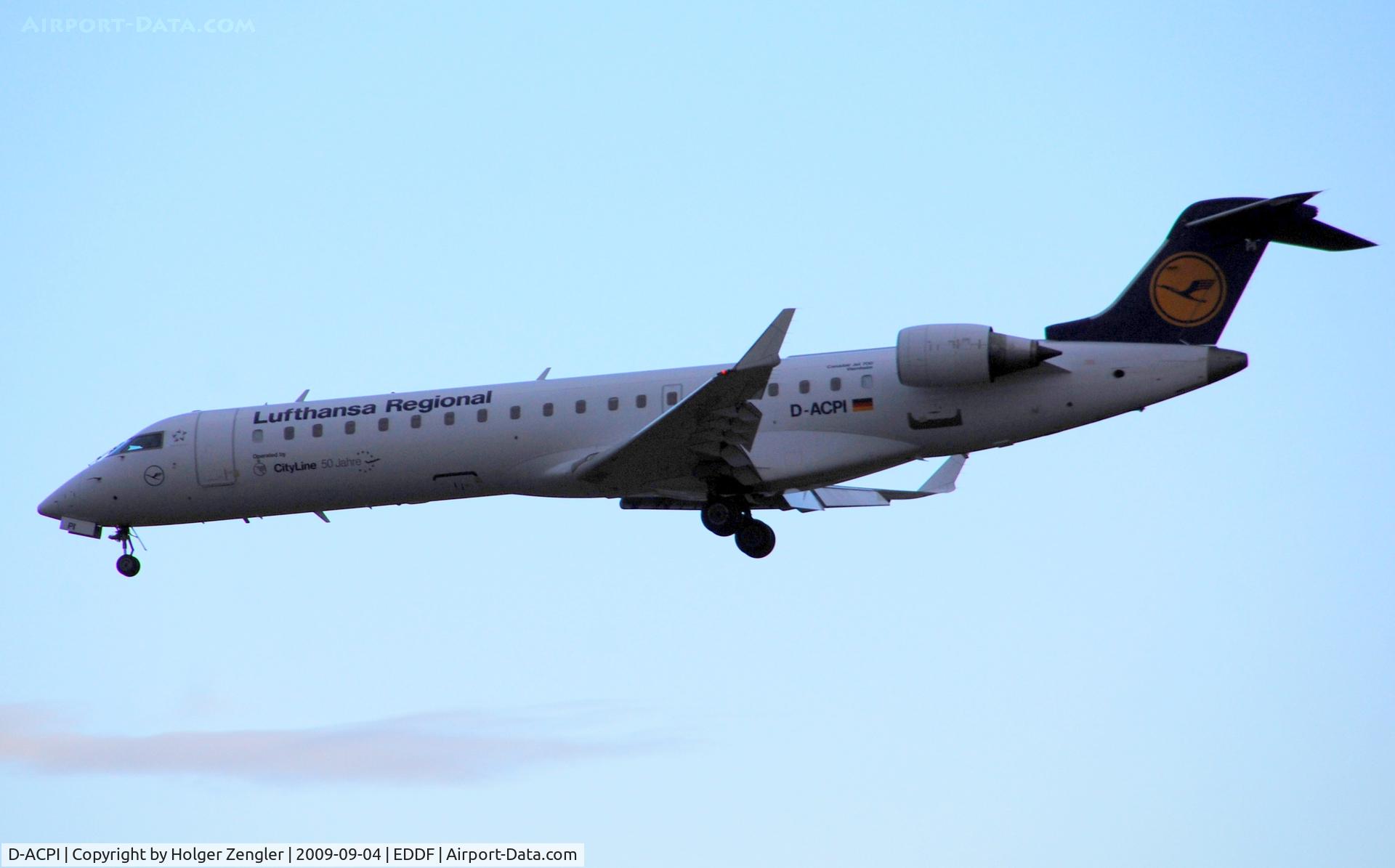 D-ACPI, 2002 Canadair CRJ-701ER (CL-600-2C10) Regional Jet C/N 10046, The morning shuttle from Leipzig