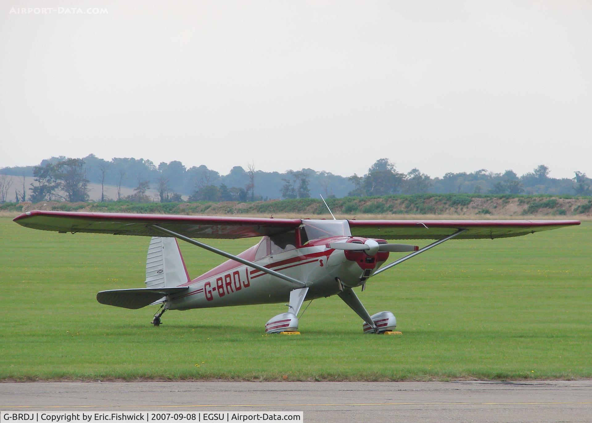 G-BRDJ, 1946 Luscombe 8F Silvaire C/N 3411, G-BRDJ at Duxford September Airshow