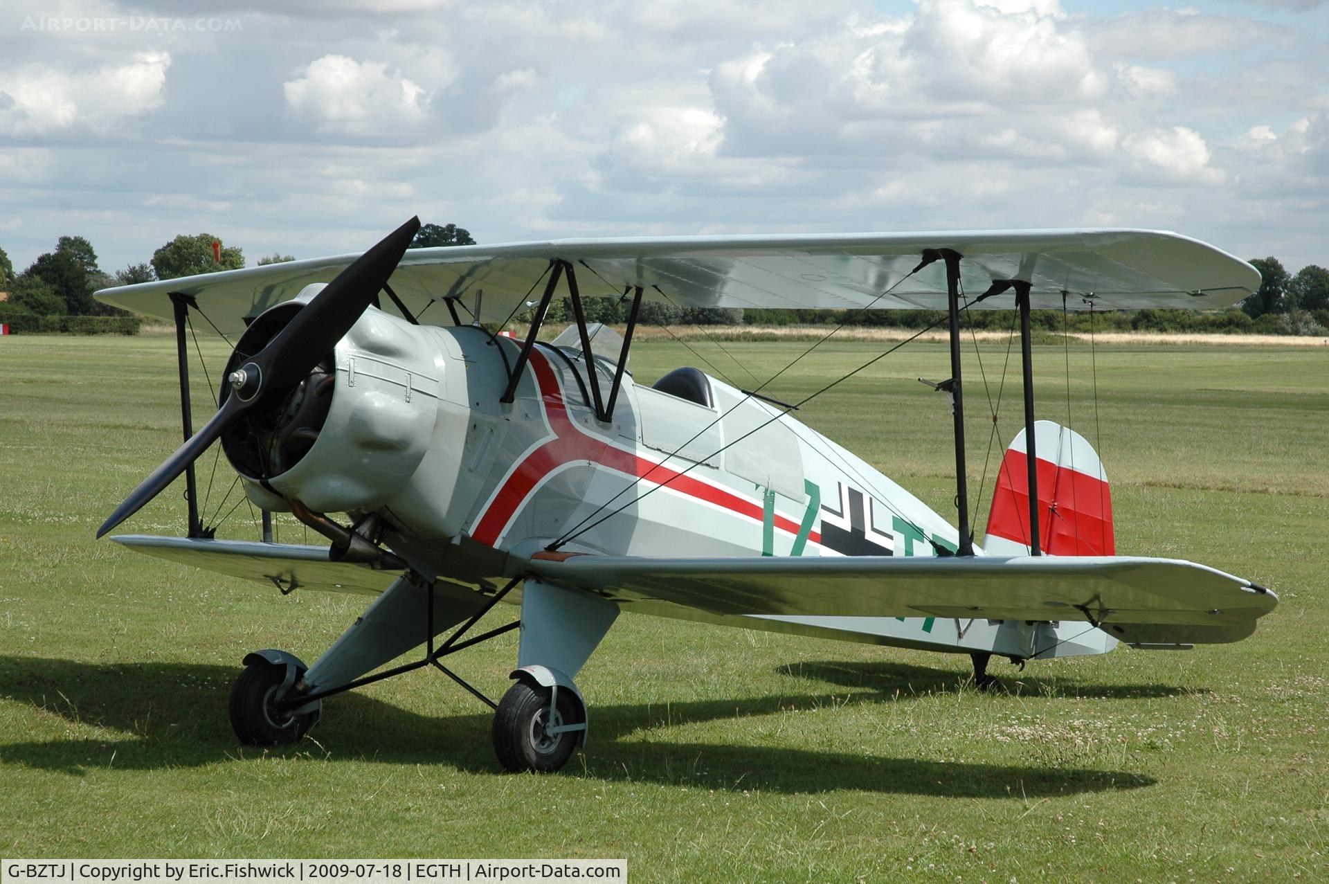 G-BZTJ, 1943 CASA 1-133 Jungmeister C/N 41, 3. G-BZTJ at Shuttleworth Evening Air Display July 09
