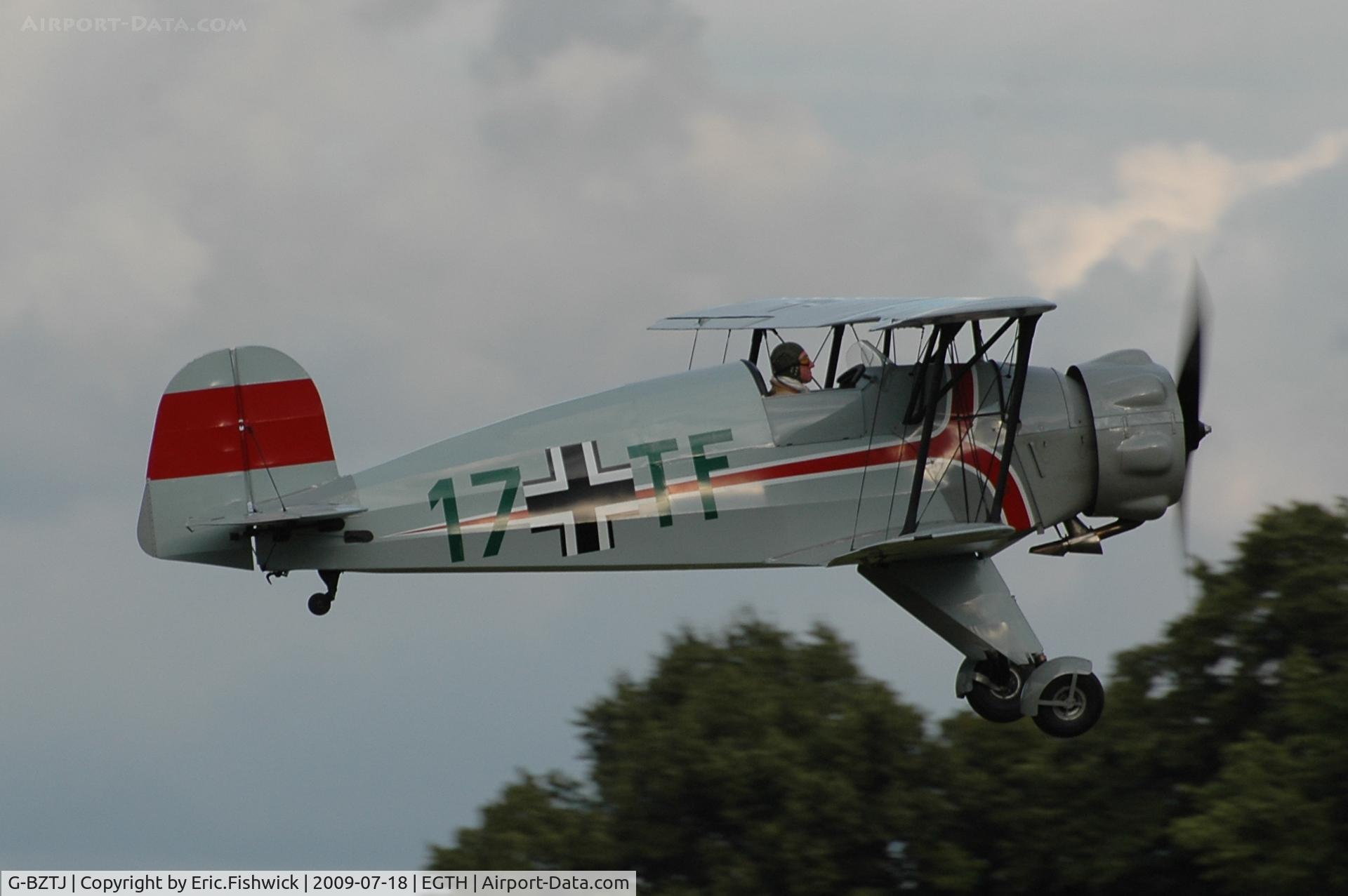 G-BZTJ, 1943 CASA 1-133 Jungmeister C/N 41, 42. G-BZTJ at Shuttleworth Evening Air Display July 09