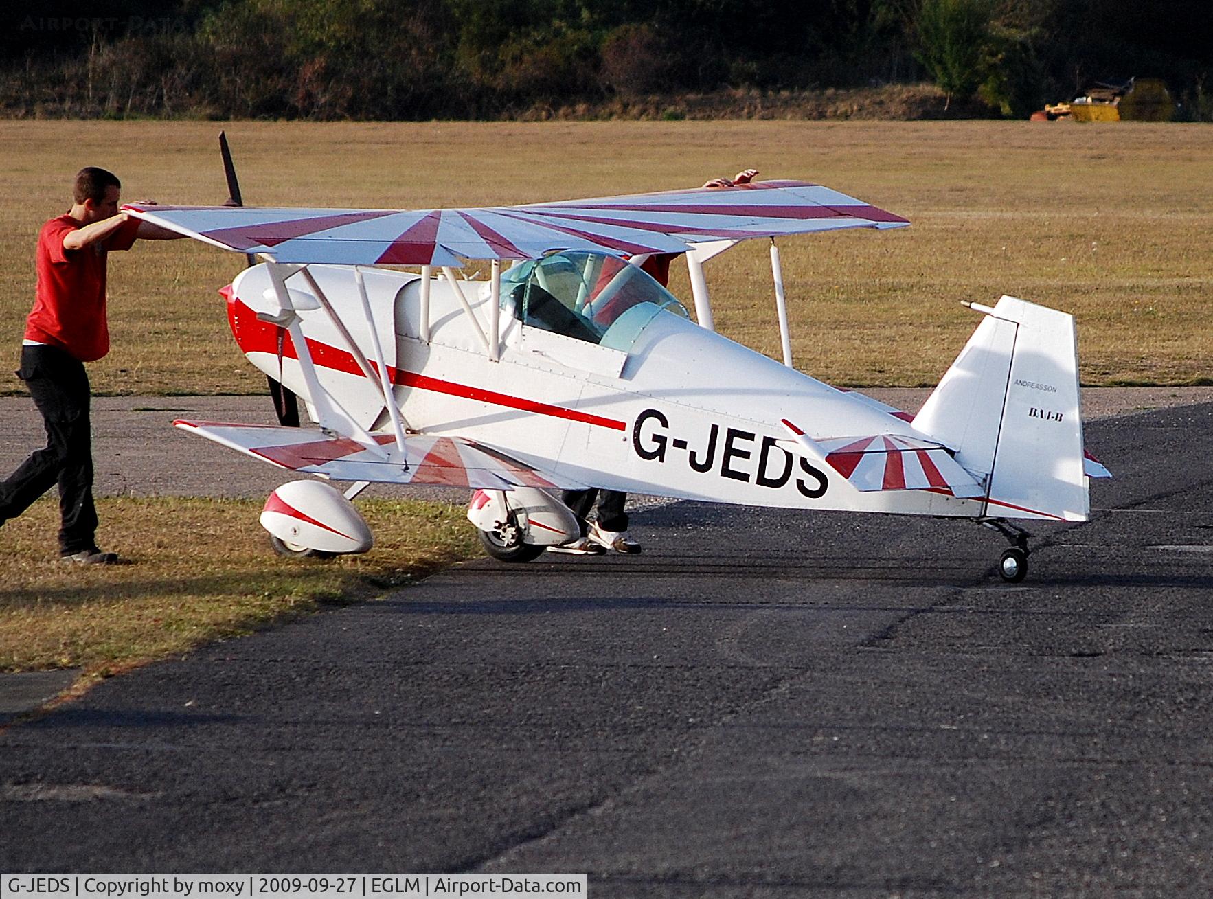 G-JEDS, 1993 Andreasson BA-4B C/N PFA 038-10158, Andreasson BA4B at White Waltham