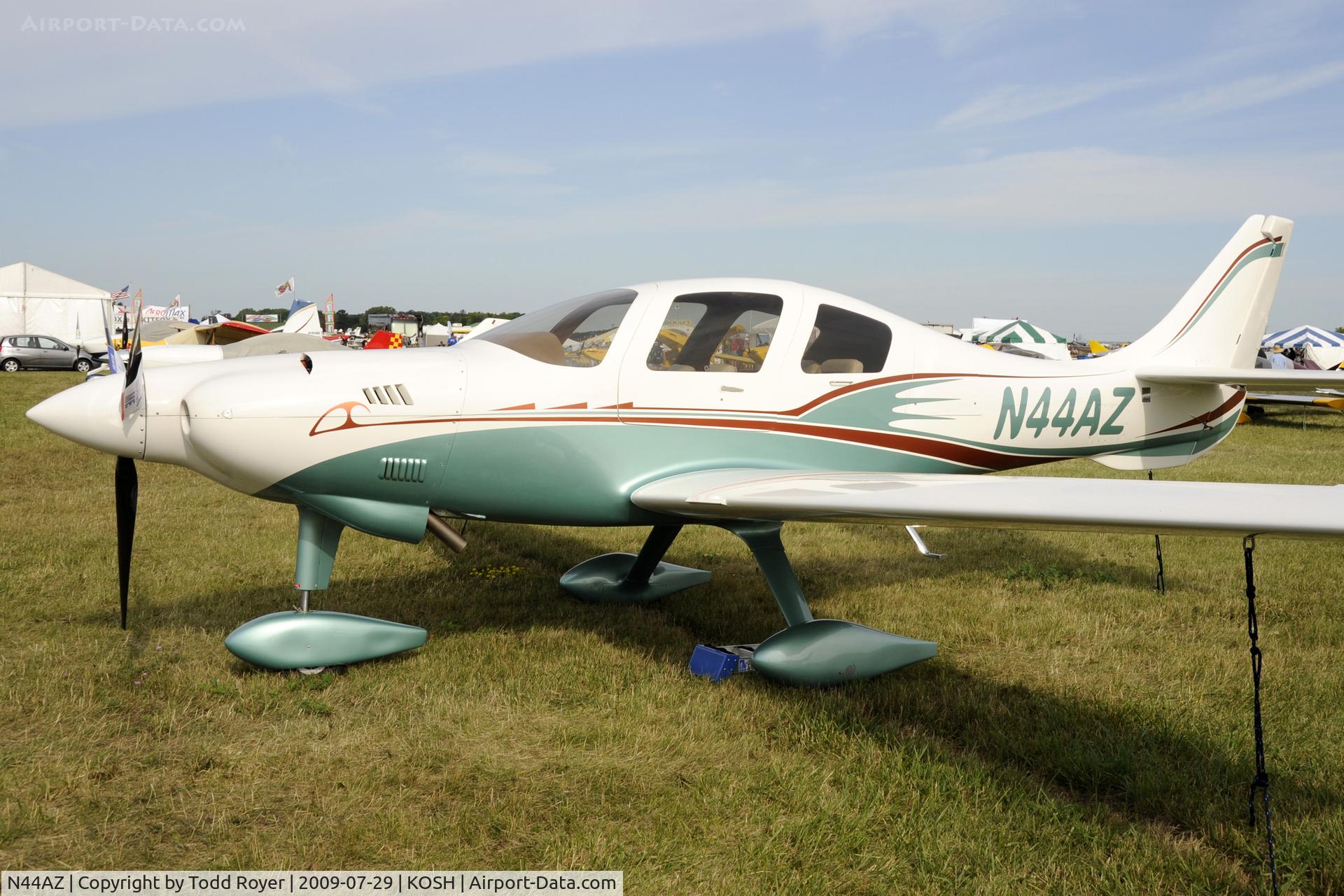 N44AZ, 2003 Lancair ES C/N ES-089-FB, Oshkosh EAA Fly-in 2009