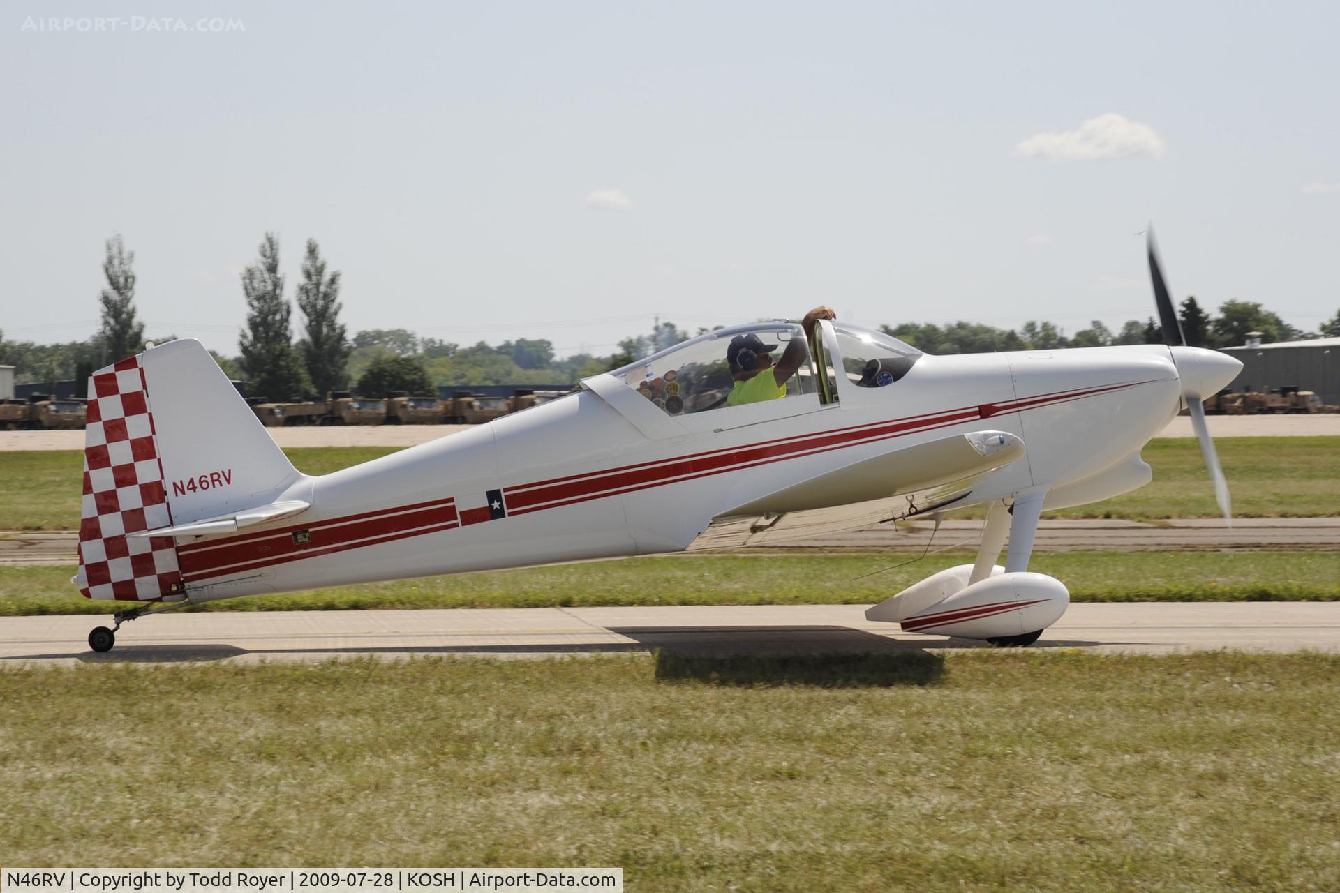N46RV, 1996 Vans RV-6 C/N 20483, Taxi for departure