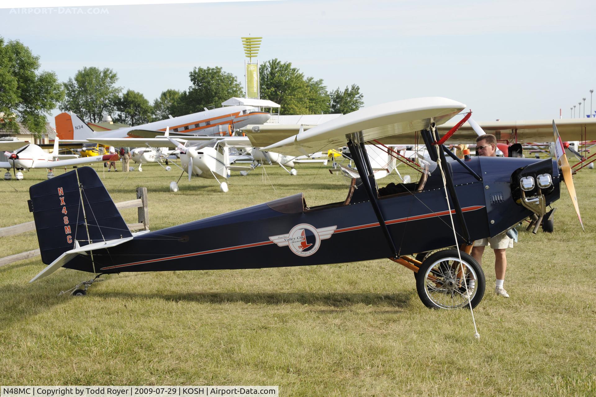N48MC, 1998 Pietenpol Air Camper C/N 189, Oshkosh EAA Fly-in 2009
